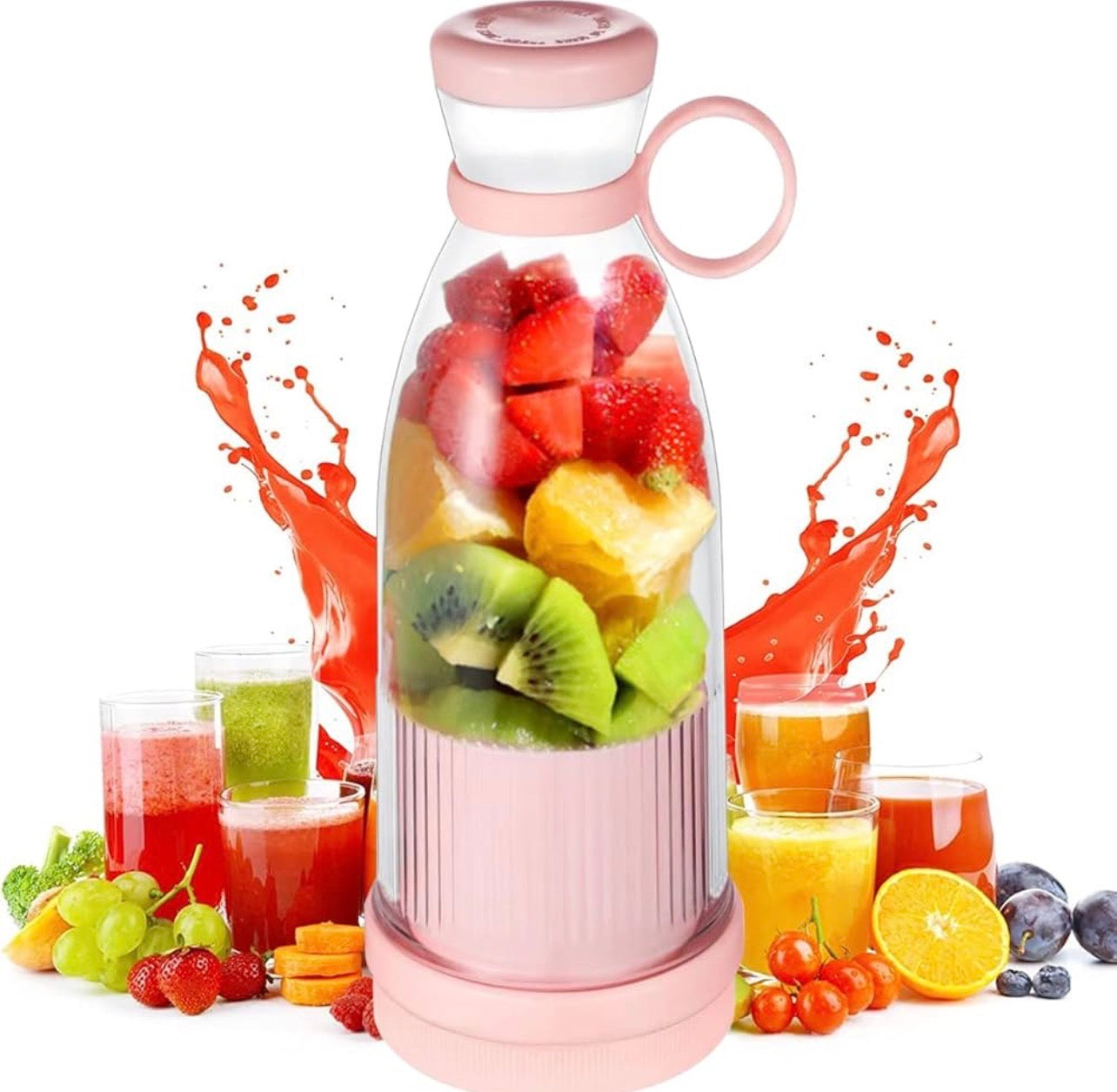 Mixeur Portable Sans Fil – Des Smoothies Frais Partout, en 30 Secondes 🥤